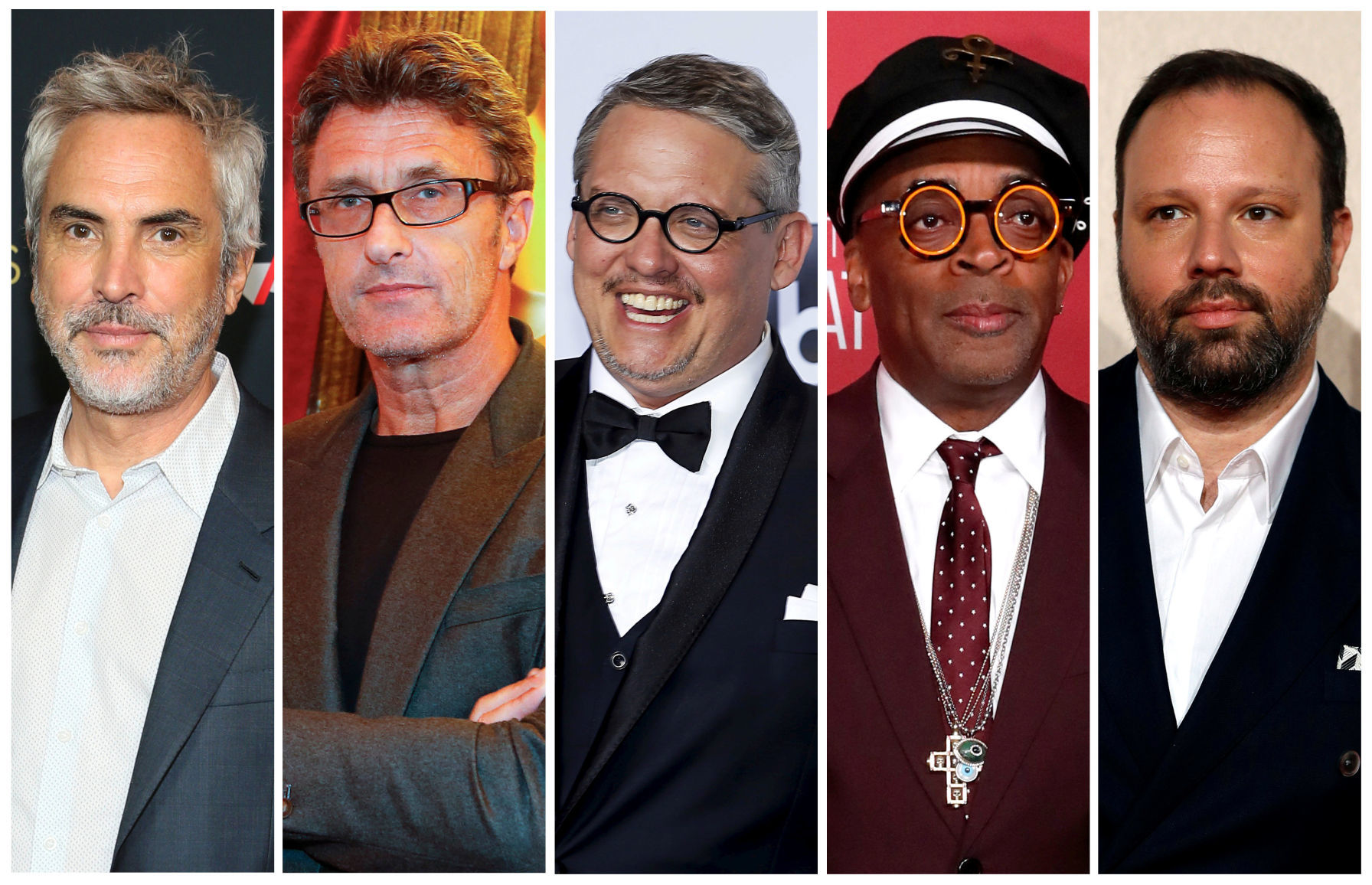 Best director Oscar nominees for the 91st annual Academy Awards (L-R) Cuaron, Pawlikowski, McKay, Lee and Lanthimos are seen in a combination of file photos
